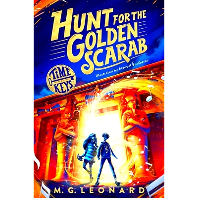 现货 寻找金色圣甲虫 儿童章节读物 时空冒险故事 M. G. Leonard 英文原版 Hunt for the Golden Scarab