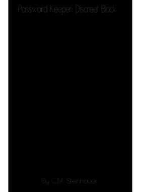 预订 Password Keeper: Discreet Black: 9781088795767