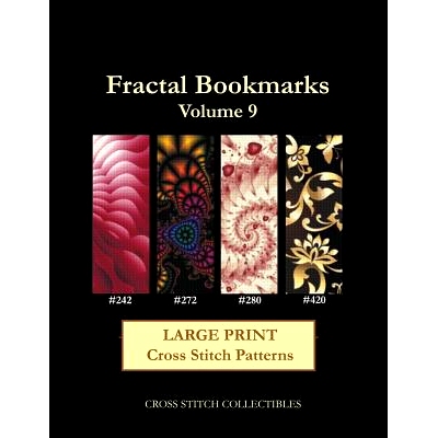 预订 Fractal Bookmarks Vol. 9: Large Print Cross Stitch Patterns: 9781974536795