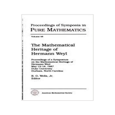 [预订]The Mathematical Heritage of Hermann Weyl 9780821814826