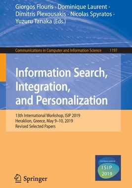 【预订】Information Search, Integration, and Personalization