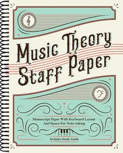 Staff Space Note Theory Music Layout with Manuscript 预订 Taking for and Paper Keyboard