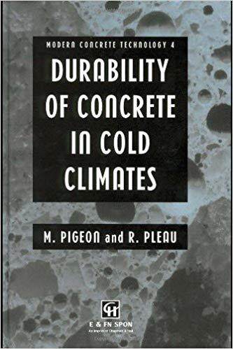 【预售】Durability of Concrete in Cold Climates