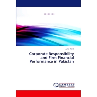 and Firm Pakistan Corporate 9783659492600 Responsibility Performance 预订 Financial
