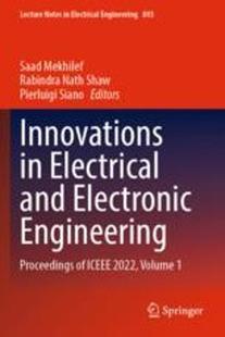 Engineering and Iceee 預(yù)訂 Electrical 2022 Volume Innovations Electronic Proceedings 9789811917448