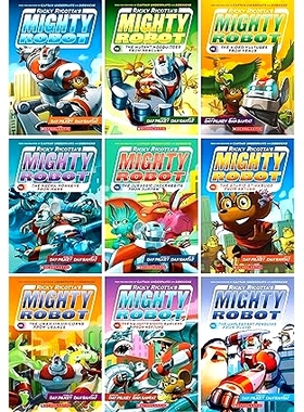预订 Ricky Ricotta’s Mighty Robot Books 1 - 9: 9781338601909