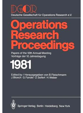 预订 DGOR: Papers of the 10th Annual Meeting/Vorträge der 10. Jahrestagung: 9783540116301