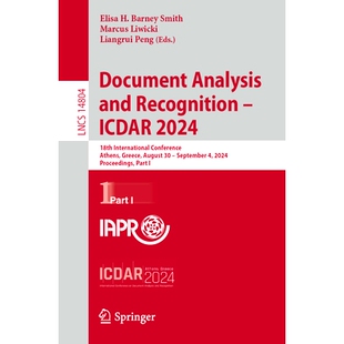 and 30–September August International Document Analysis Conference ICDAR Recognition Greece 预订 2024 Athens 18th