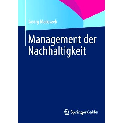 预订 Management der Nachhaltigkeit 可持续性管理: 9783658022891