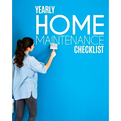 预订 Yearly Home Maintenance Check List: Yearly Home Maintenance For Homeowners Investors HVAC Yard Inventory Rental Pro