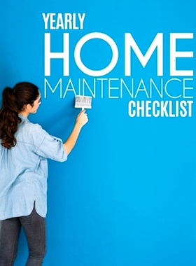预订 Yearly Home Maintenance Check List: Yearly Home Maintenance For Homeowners Investors HVAC Yard Inventory Rental Pro