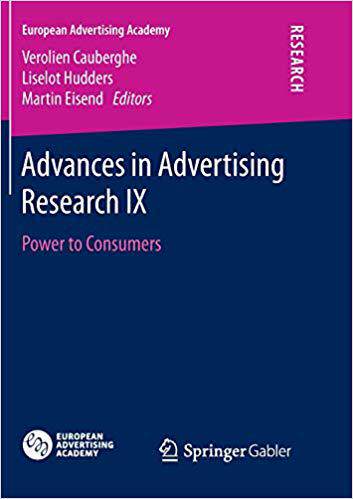 【预售】Advances in Advertising Research IX: Power to Consumers