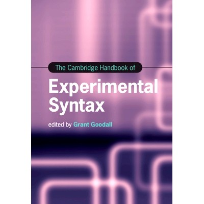 预订 The Cambridge Handbook of Experimental Syntax 剑桥实验语法手册: 9781108474801