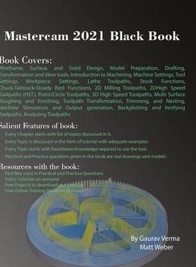 [预订]Mastercam 2021 Black Book 9781774590171