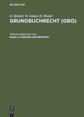 【预订】Anhang und Register 9783112308639