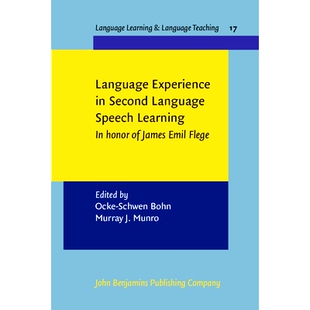Flege Experience Speech Second 预订 Emil 语言演讲学习中 James Honor 纪念 语言经验 Learning Language