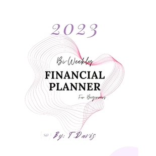 2023 Planner Financial 9781387089062 Weekly 预订