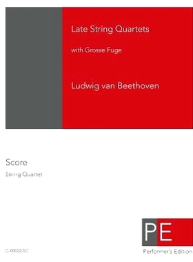 预订 Late String Quartets with Grosse Fuge: 9781450518291