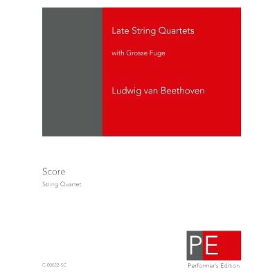 预订 Late String Quartets with Grosse Fuge: 9781450518291