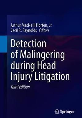 【预订】Detection of Malingering during Head Injury Litigation 9783030546557