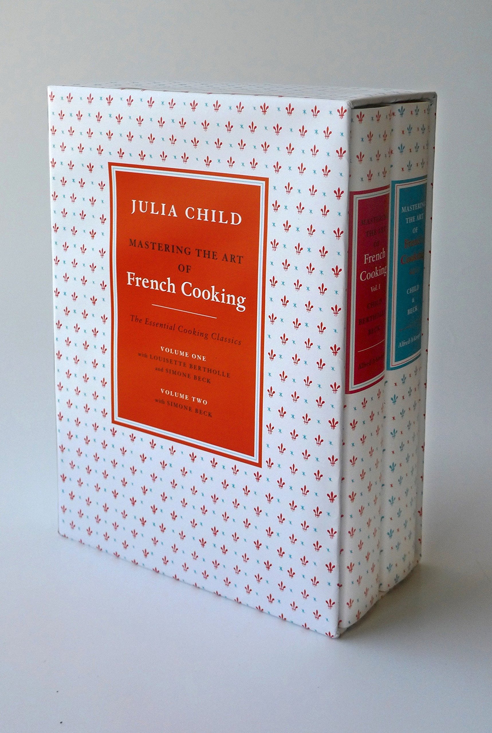 英文原版 Julia Child掌握法国菜的烹饪艺术精装两册套装 Mastering the Art of French Cooking(2 Volume Box Set)