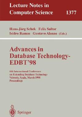 【预订】Advances in Database Technology - EDBT ’98