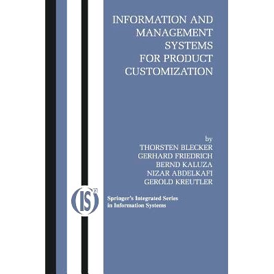 预订 Information and Management Systems for Product Customization: 9781489984128