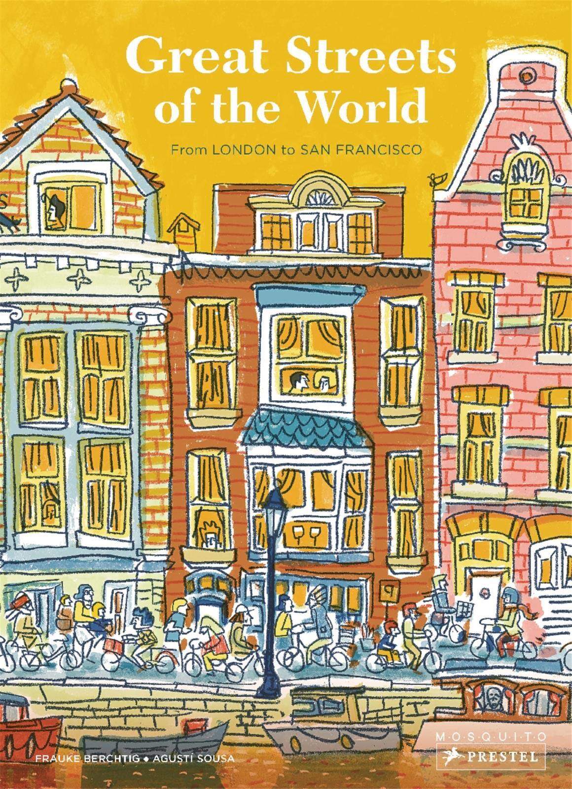 现货 英文原版 世界各地的街道 Agusti Sousa 插画绘本 精装 Great Streets of the World 从伦敦到旧金山