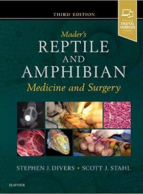 预售 Mader’s Reptile and Amphibian Medicine and Surgery 爬行动物与两栖动物内外科学