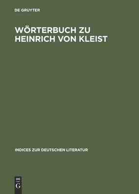 【预订】Wörterbuch zu Heinrich von Kleist 9783484380202