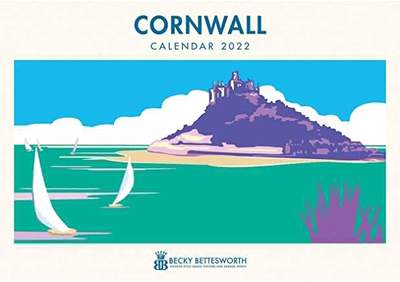 【预订】Cornwall, Becky Bettesworth A4 Calendar 2022 9781529812862