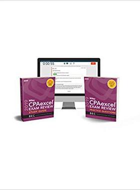 【预售】Wiley Cpaexcel Exam Review 2019 Study Guide + Question Pack