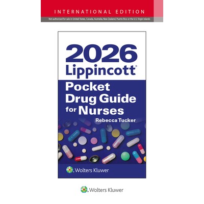 预订 2026 Lippincott Pocket Drug Guide for Nurses, International Edition 2026利平科特护士用药口袋读物(国际版) 97819752