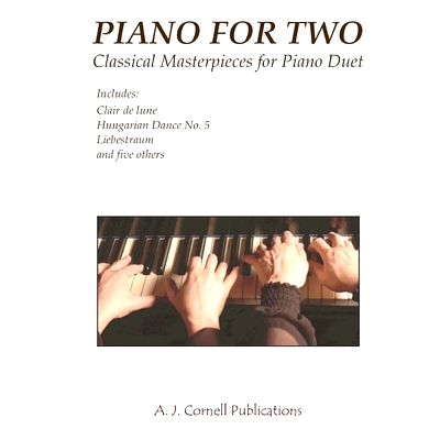 预订 Piano for Two: Classical Masterpieces for Piano Duet: 9781548741969