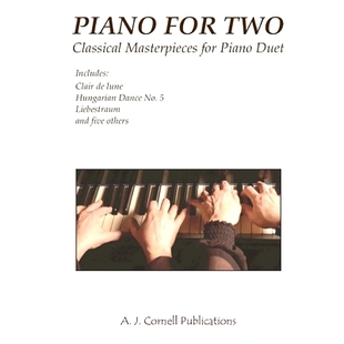 Two for Classical Masterpieces 9781548741969 预订 Duet Piano