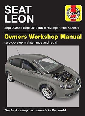 [预订]Seat Leon (Sept 05 - Sept 12) 55 to 62 Haynes Repair Manual 9781785214080