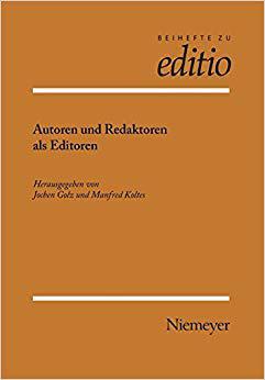 【预订】Autoren und Redaktoren als Editoren 9783484295292
