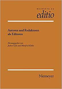 【预订】Autoren und Redaktoren als Editoren 9783484295292