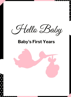 预订 Hello Baby: Baby’s First Years: Baby’s Milestones: 9781312905672