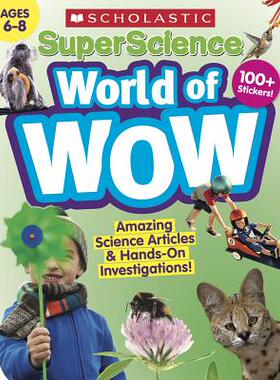 【预订】Superscience World of Wow (Ages 6-8) Workbook