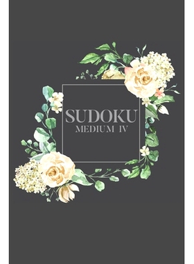 预订 Sudoku Medium IV: 100 Medium Sudoku Puzzles, 6x9 Travel Size, Great Gift, Perfect Stocking Stuffer, Puzzle Gift for