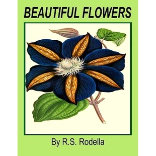 Beautiful Book Flowers Table 9781548306380 Coffee 预订
