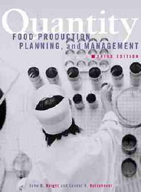 预订 Quantity Food Production, Planning, and Managementthird Edition 定量食品生产、计划与管理 第3版: 9780471333470