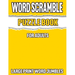 Puzzle 9798423066550 Women Print Word Scramble Jumbles for Books and 预订 Adults Men Large