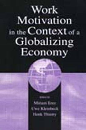 【预订】Work Motivation in the Context of A Globalizing Economy