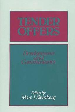 [预订]Tender Offers 9780899300887