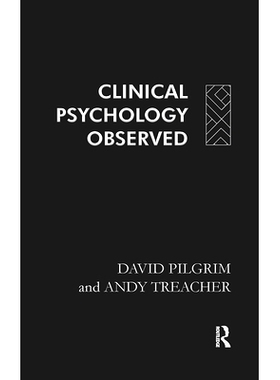 预订 Clinical Psychology Observed: 9780415072274