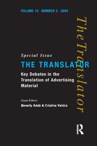 【预订】Key Debates in the Translation of Advertising Material