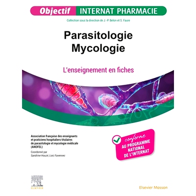 预订 Parasitologie, mycologie : l’enseignement en fiches 寄生虫学、真菌学：情况说明书教学: 9782294778025