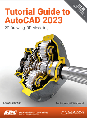 【预订】Tutorial Guide to AutoCAD 2023 9781630575038